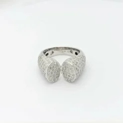 Bague Or blanc Diamants