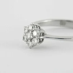 Bague Or blanc Diamants