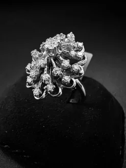 Bague Or blanc Diamants