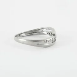 Bague Or blanc diamants