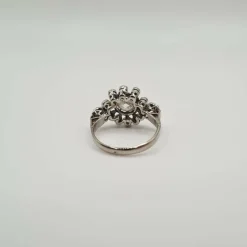 Bague or blanc diamants