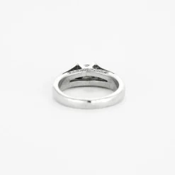 Bague or blanc, diamants