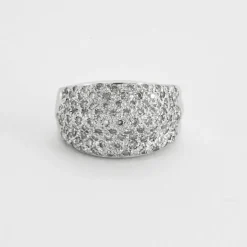 Bague or blanc Diamants
