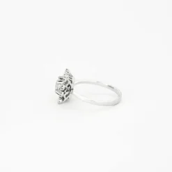 Bague or blanc diamants