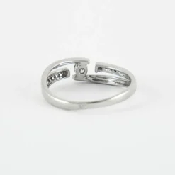 Bague Or blanc diamants