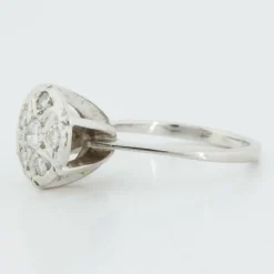 Bague Or blanc Diamants