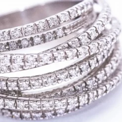 Bague Or blanc Diamants