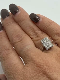 Bague Or blanc Diamants