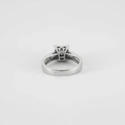 Bague or blanc diamants