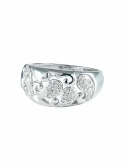 Bague Or Blanc Diamants