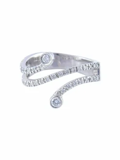 Bague Or Blanc Diamants