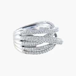 Bague Or Blanc Diamants