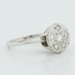 Bague Or blanc Diamants