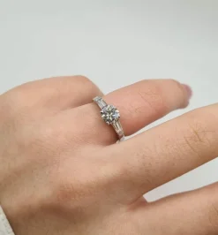 Bague Or blanc Diamants
