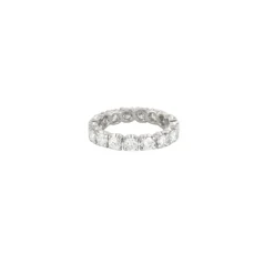 Bague or blanc diamants 2.40ct
