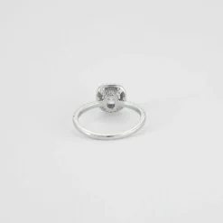 Bague or blanc diamants 0.82ct