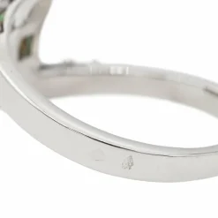 Bague Or blanc Emeraude