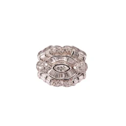 Bague Or blanc et Diamants