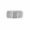 Bague Or blanc et Diamants Brillants