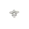 Bague or blanc et diamants