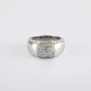 Bague Or blanc et diamants