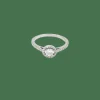 Bague or blanc et diamants