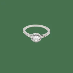Bague or blanc et diamants
