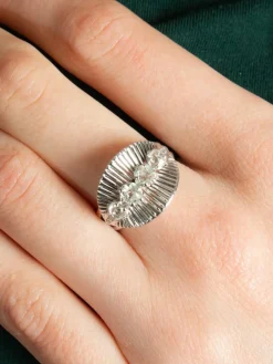 Bague Or blanc et Diamants