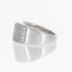 Bague Or blanc et Diamants Brillants