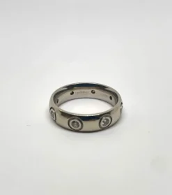 Bague or blanc et diamants