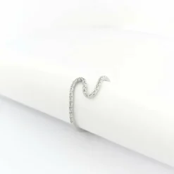 Bague or blanc et diamants