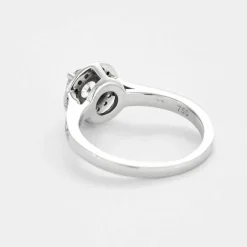 Bague or blanc et diamants