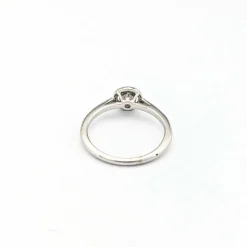 Bague or blanc et diamants