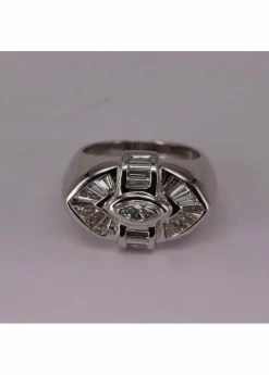 Bague Or blanc et Diamants