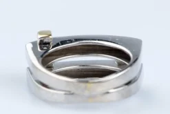 Bague Or blanc Or jaune