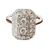 Bague Or Blanc Pavage De Brillants