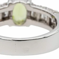 Bague Or blanc Péridot