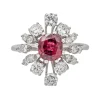 Bague Or blanc Rubis