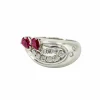 Bague Or blanc Rubis