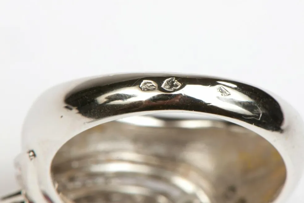Bague Or blanc Rubis