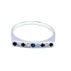Bague Or blanc Saphir