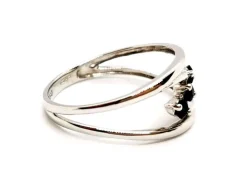 Bague Or blanc Saphir