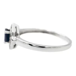 Bague Or blanc Saphir