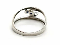 Bague Or blanc Saphir