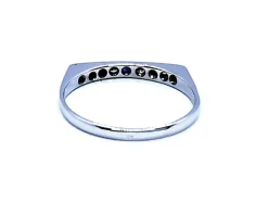 Bague Or blanc Saphir