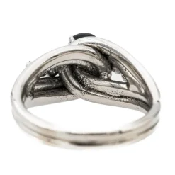 Bague Or blanc Saphir