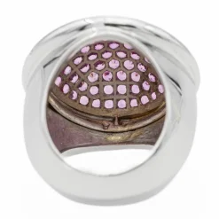 Bague Or blanc Saphir