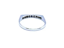 Bague Or blanc Saphir