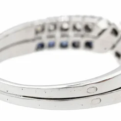 Bague Or blanc Saphir