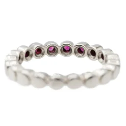 Bague Or Blanc Saphir